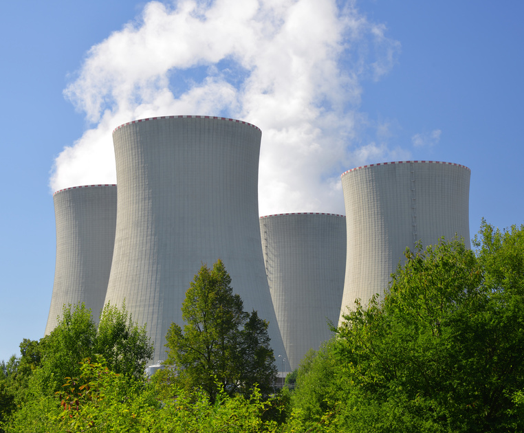 Nuclear power plant Temelin in Czech Republic Europe